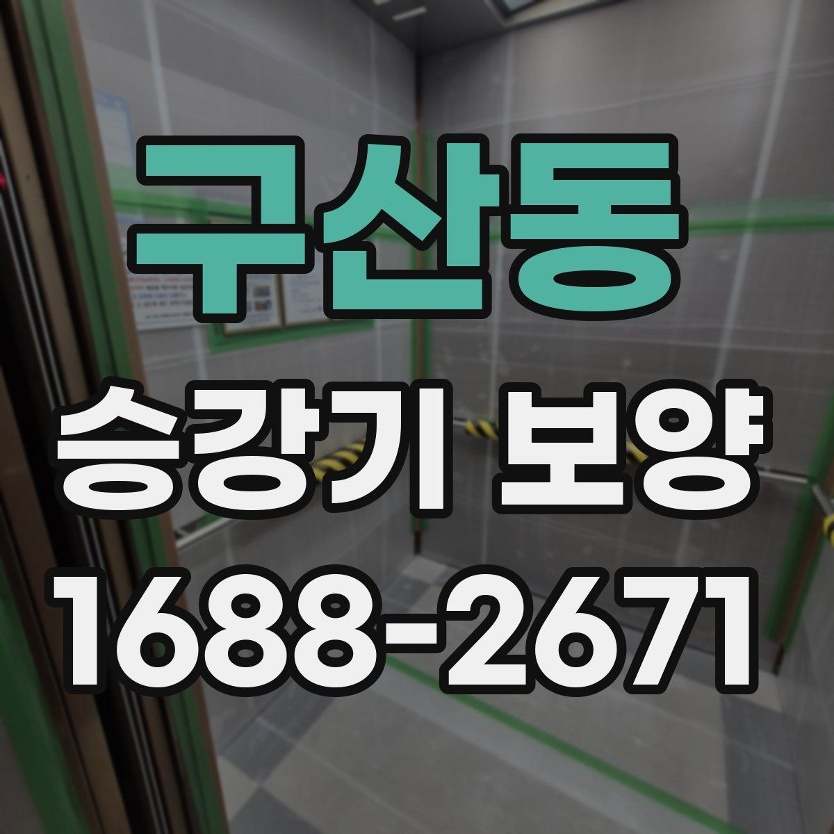 구산동 승강기 보양