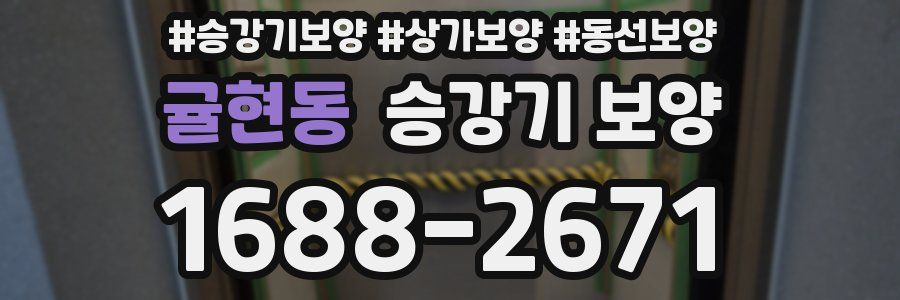 귤현동 승강기 보양