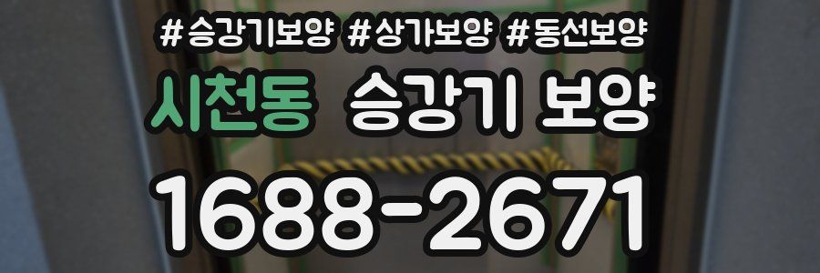 시천동 승강기 보양