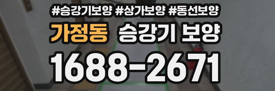 가정동 승강기 보양