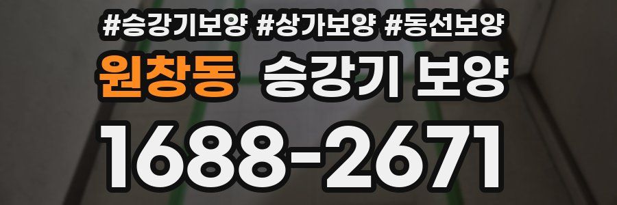 원창동 승강기 보양