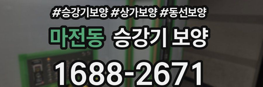 마전동 승강기 보양