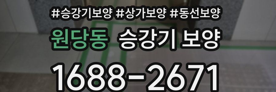 원당동 승강기 보양