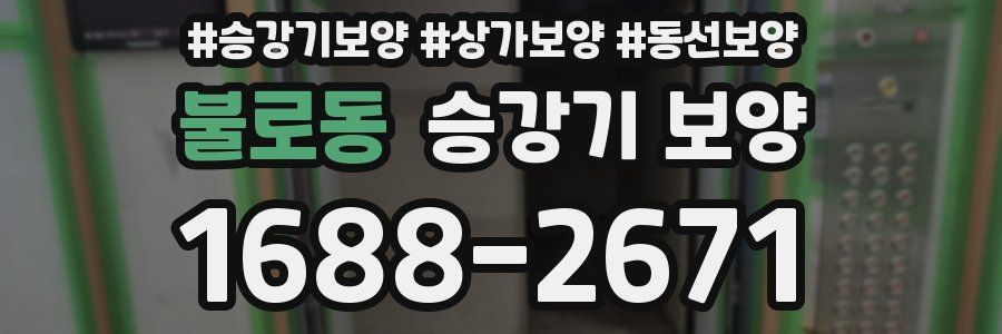 불로동 승강기 보양