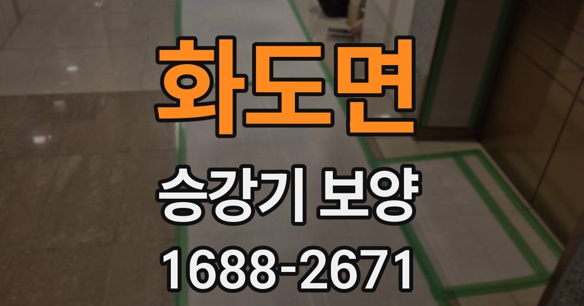 화도면 승강기 보양