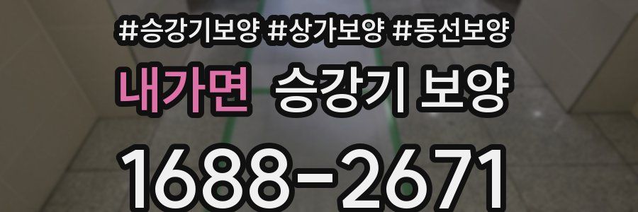 내가면 승강기 보양