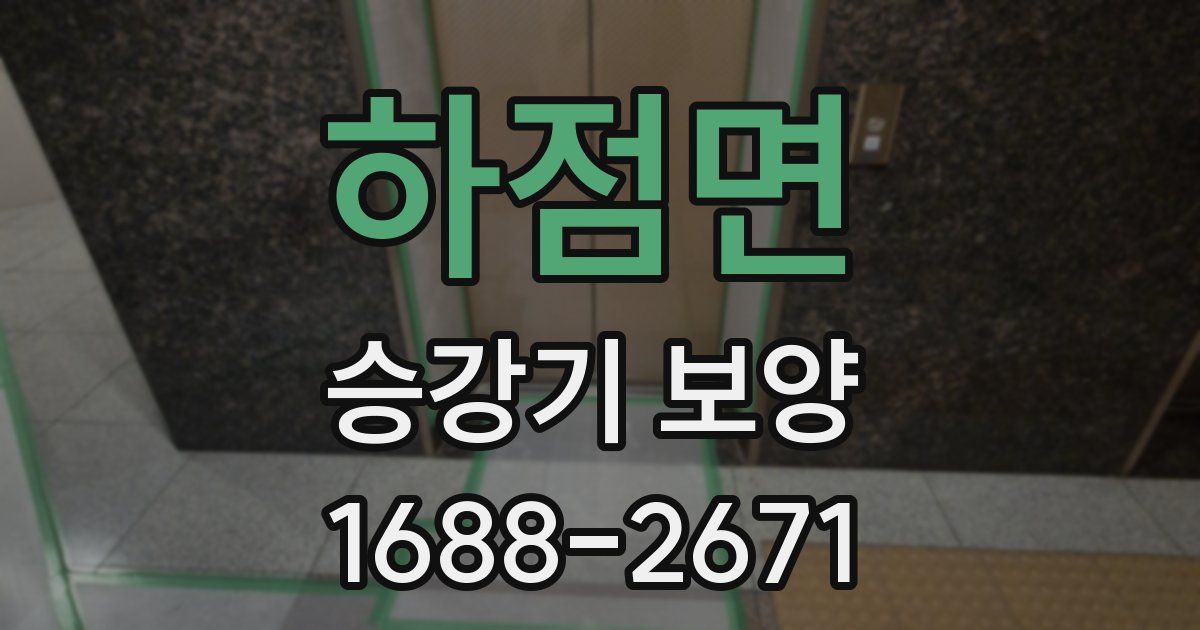 하점면 승강기 보양