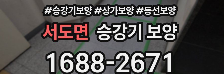서도면 승강기 보양