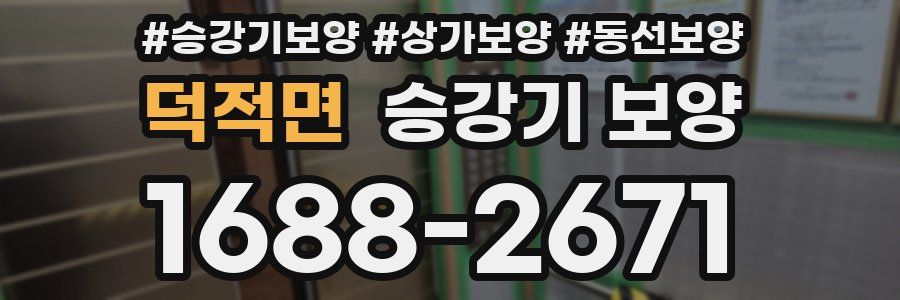 덕적면 승강기 보양