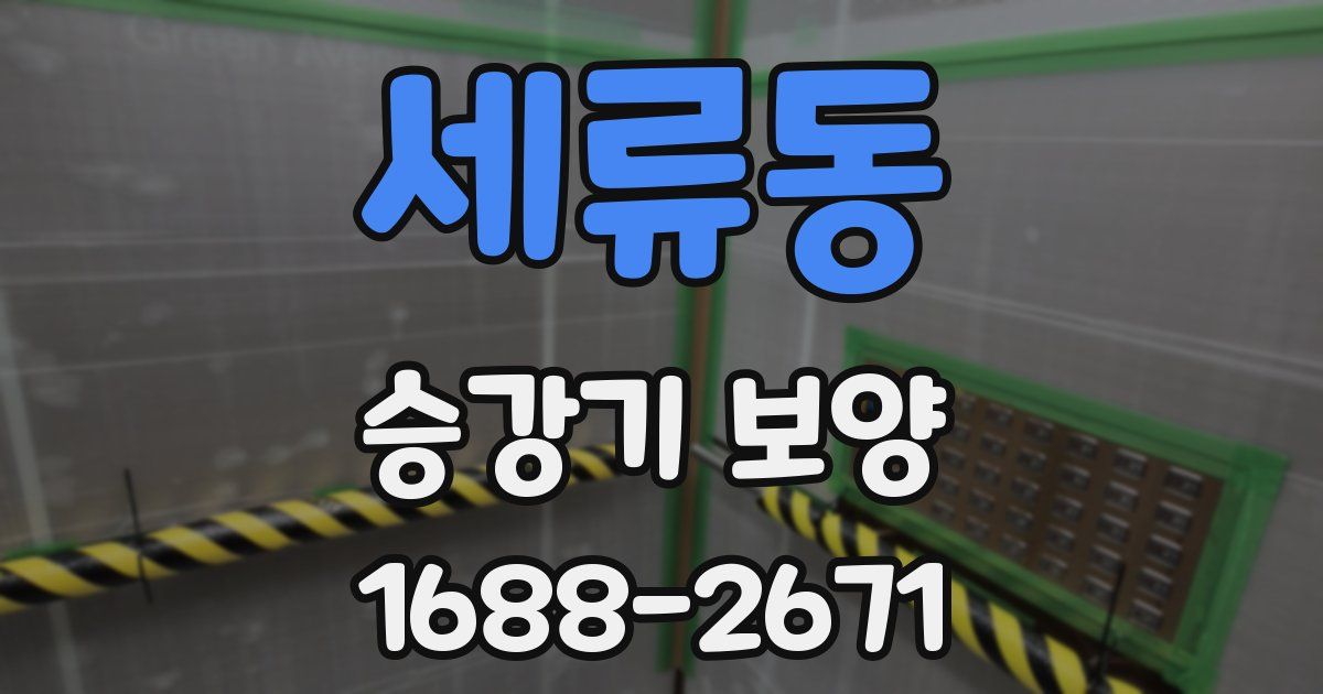 세류동 승강기 보양
