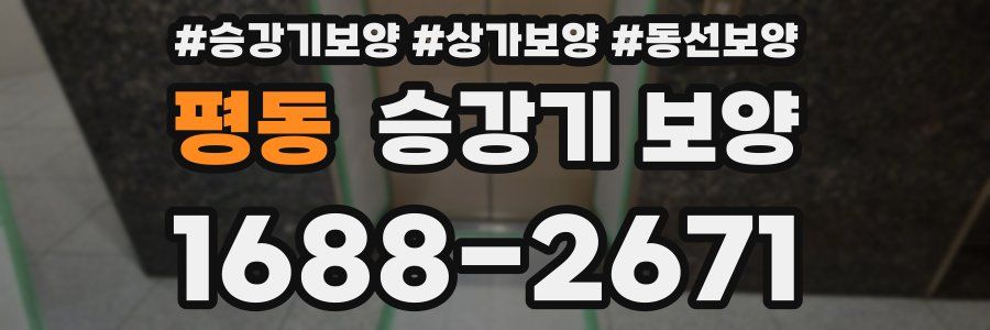 평동 승강기 보양