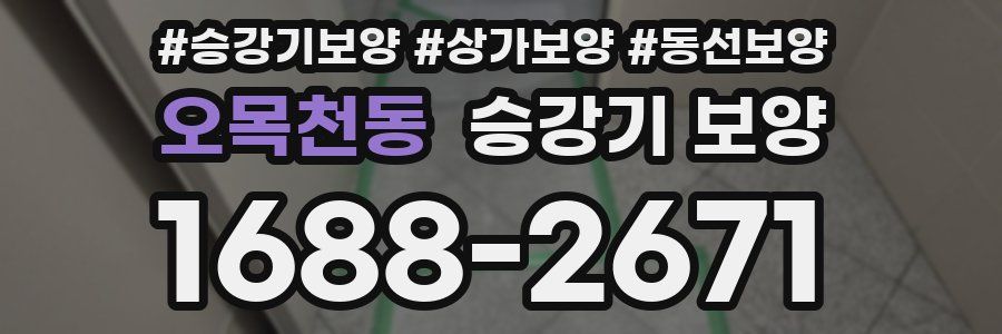 오목천동 승강기 보양