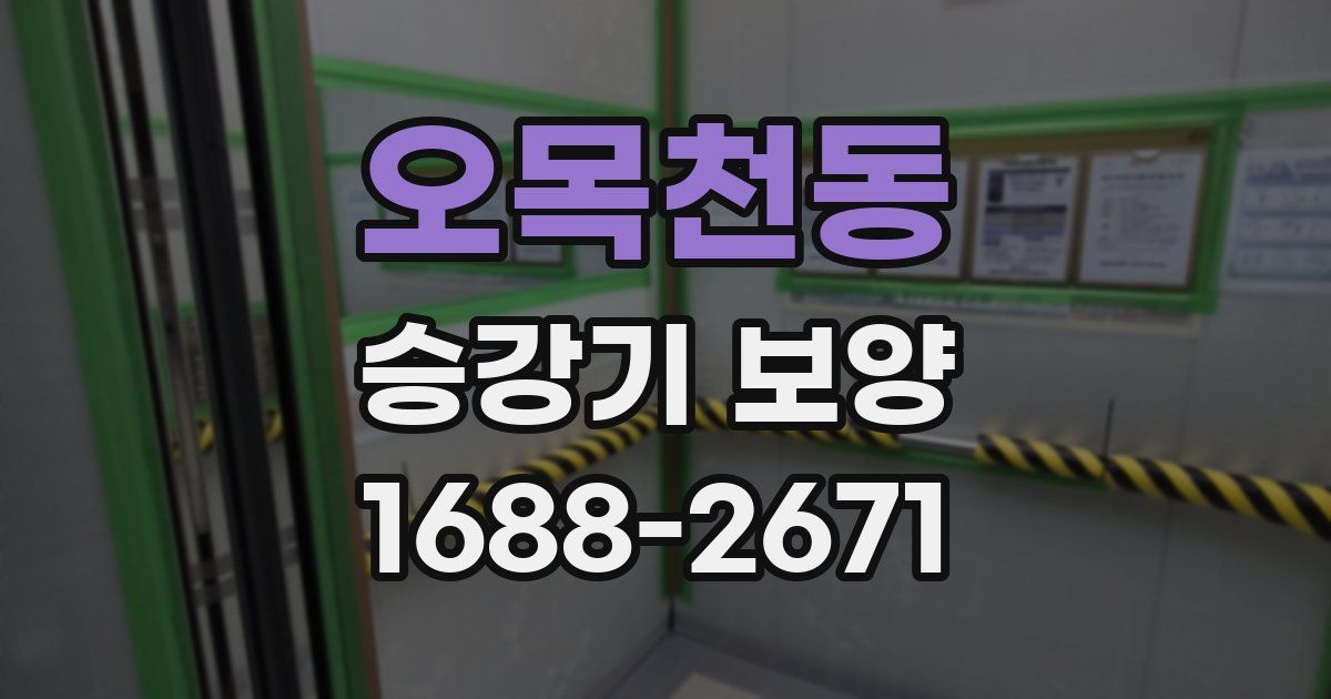 오목천동 승강기 보양