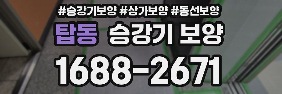 탑동 승강기 보양