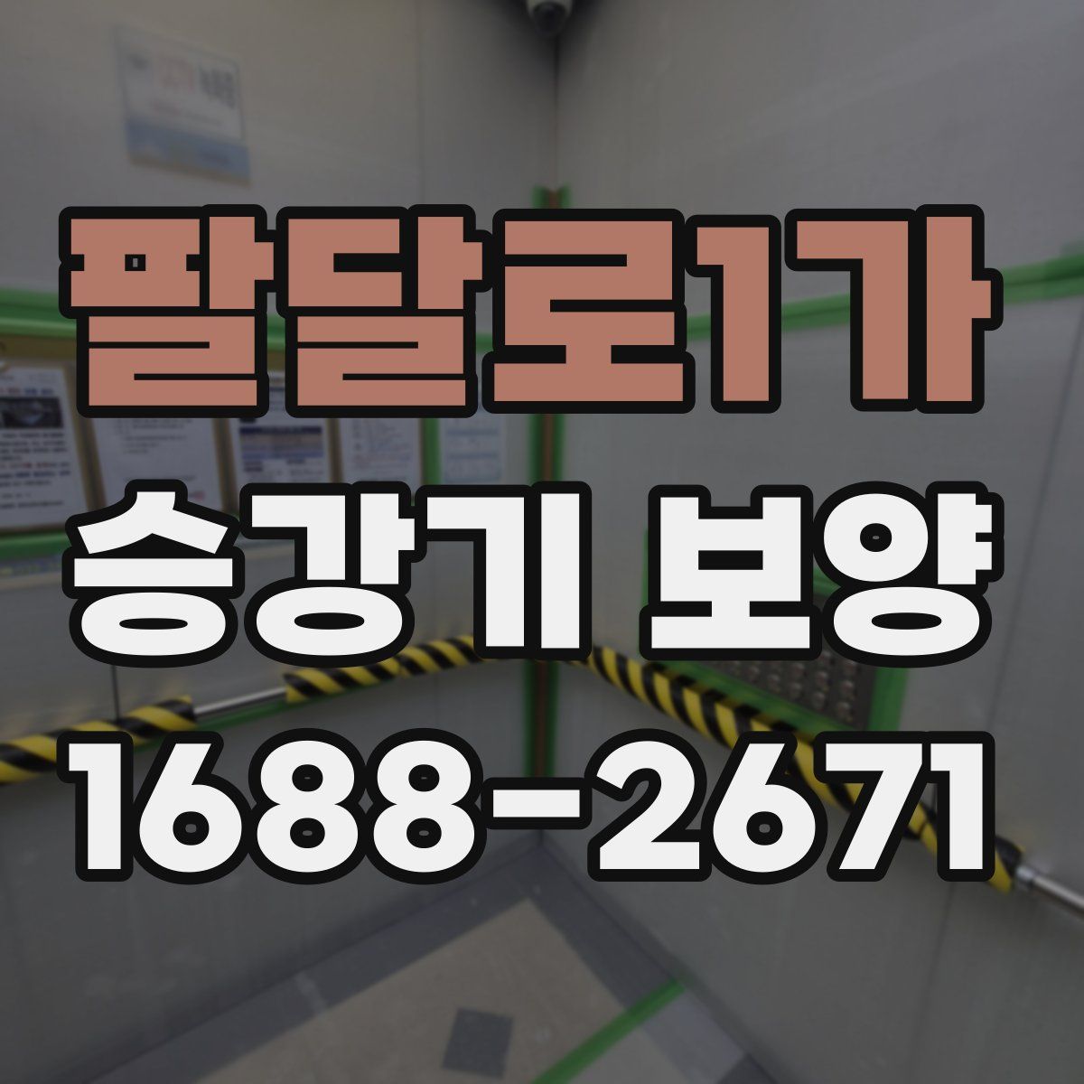 팔달로1가 승강기 보양