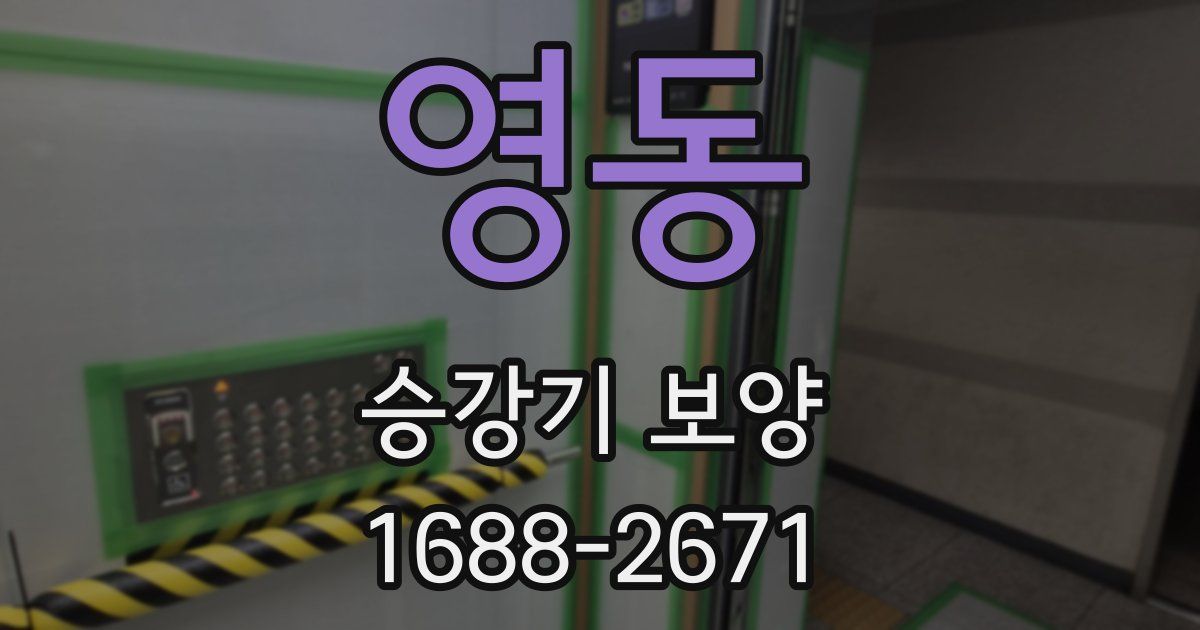 영동 승강기 보양