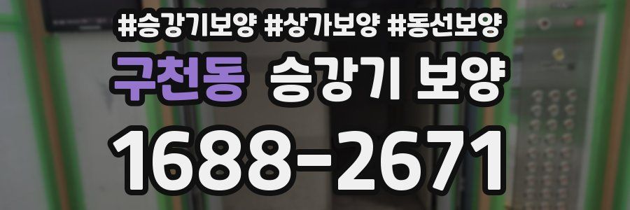 구천동 승강기 보양