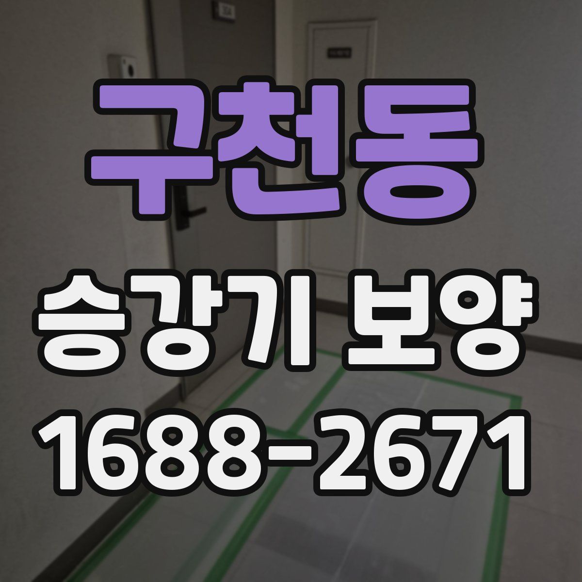 구천동 승강기 보양