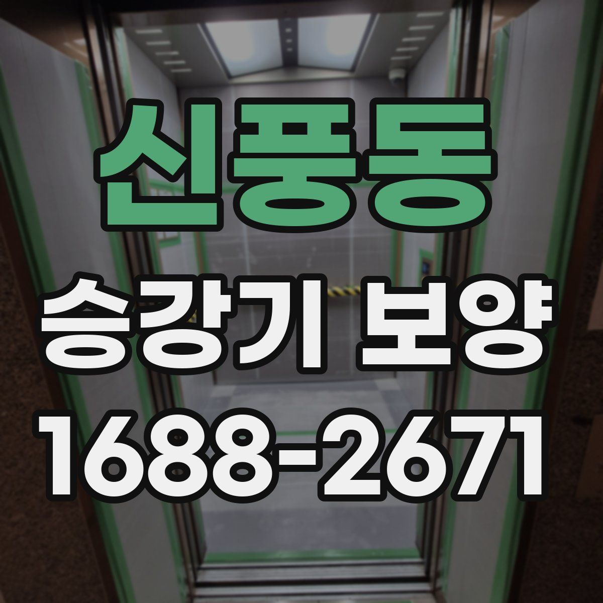 신풍동 승강기 보양