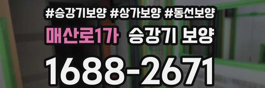 매산로1가 승강기 보양
