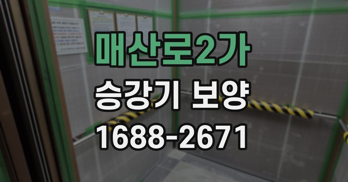 매산로2가 승강기 보양