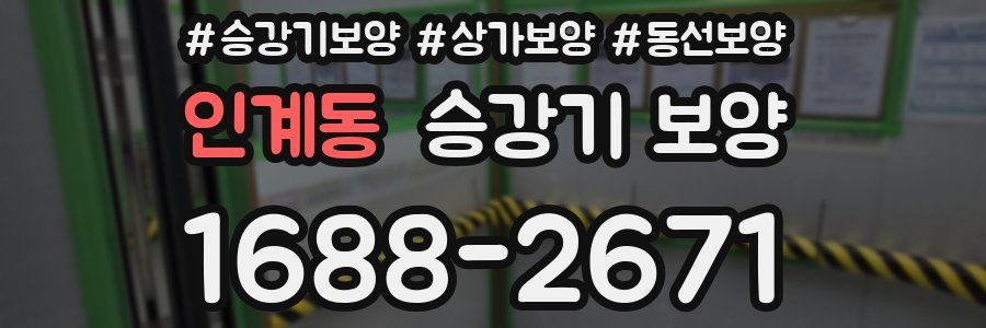 인계동 승강기 보양
