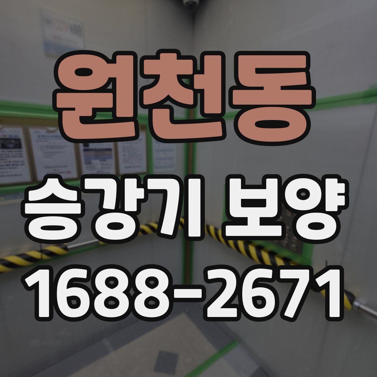 원천동 승강기 보양