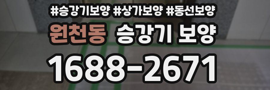 원천동 승강기 보양