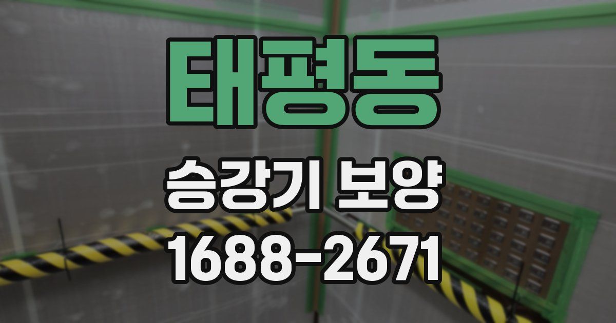 태평동 승강기 보양