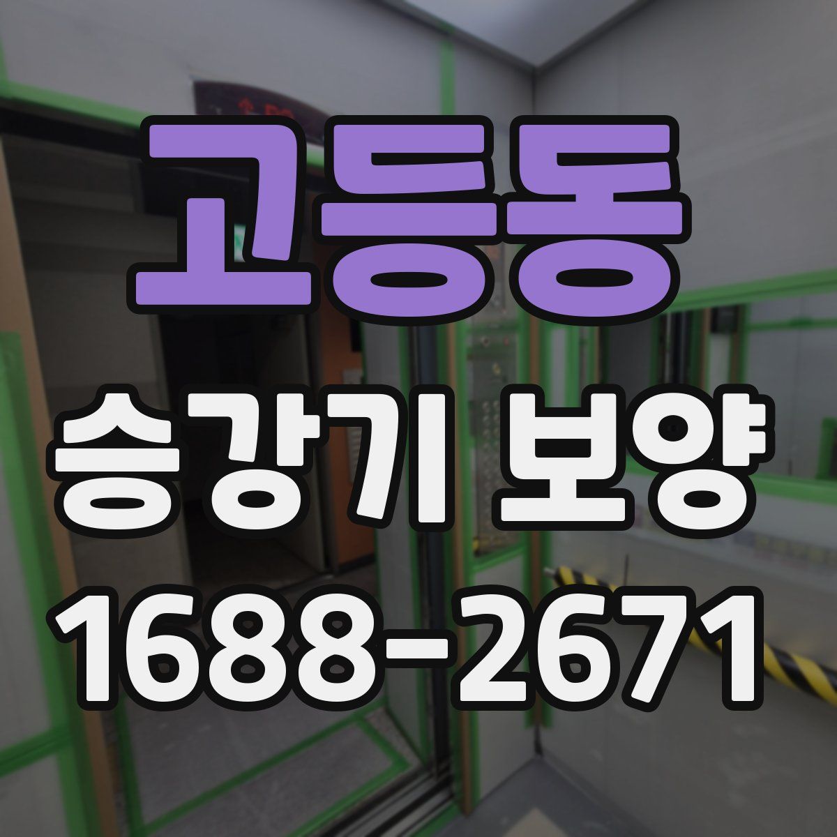 고등동 승강기 보양