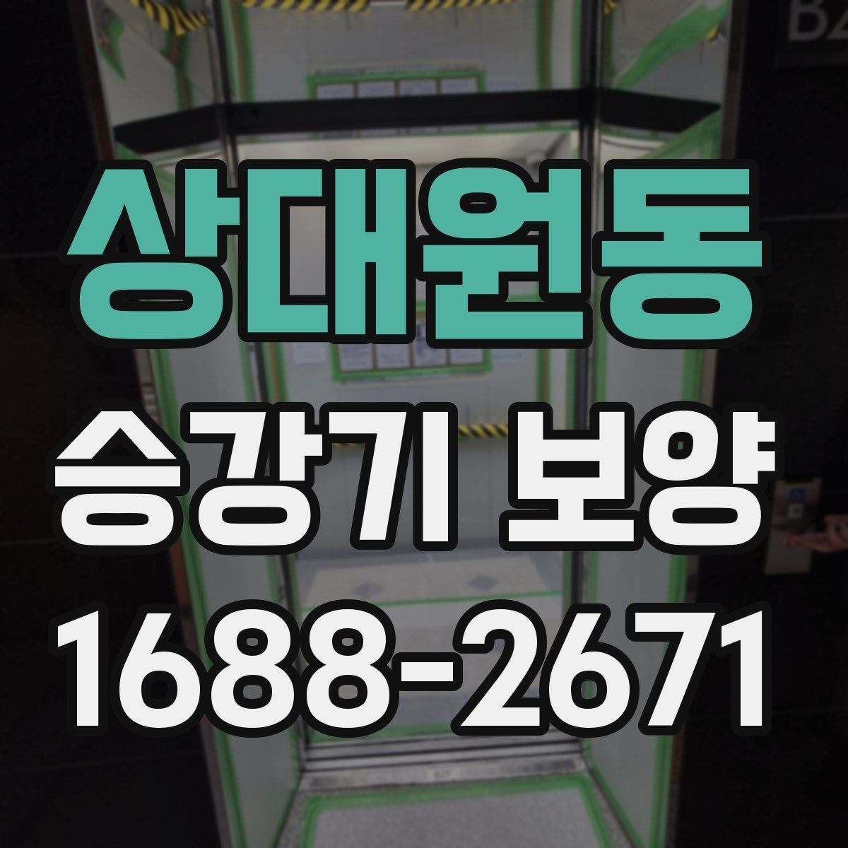 상대원동 승강기 보양