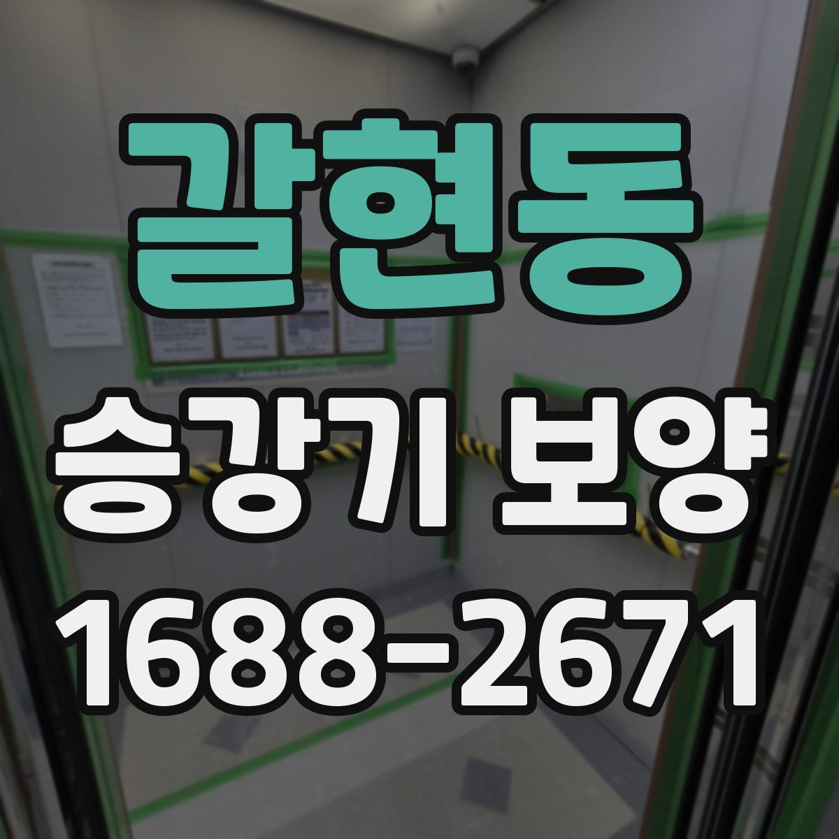 갈현동 승강기 보양