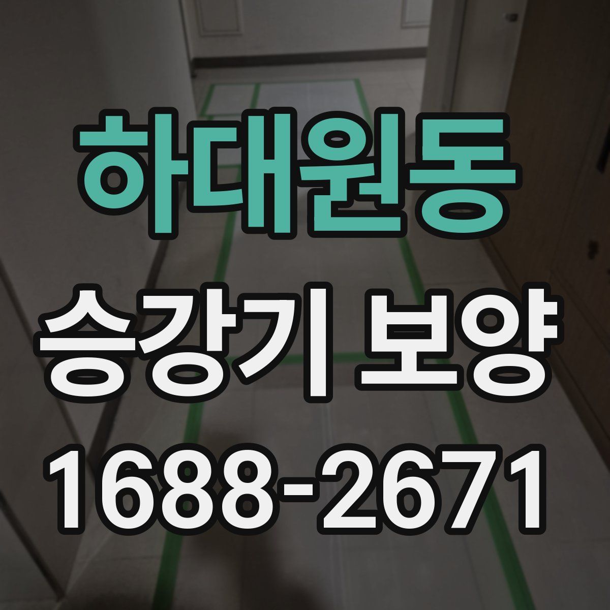 하대원동 승강기 보양