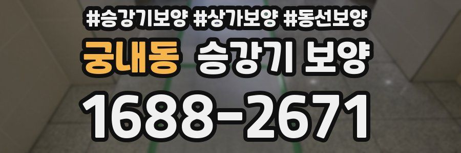 궁내동 승강기 보양