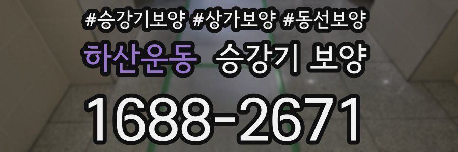 하산운동 승강기 보양