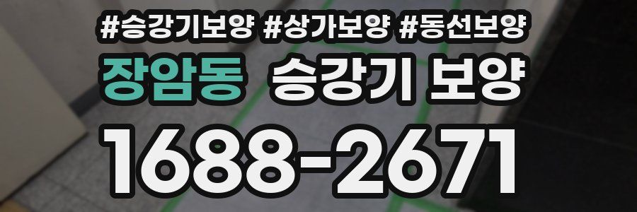 장암동 승강기 보양