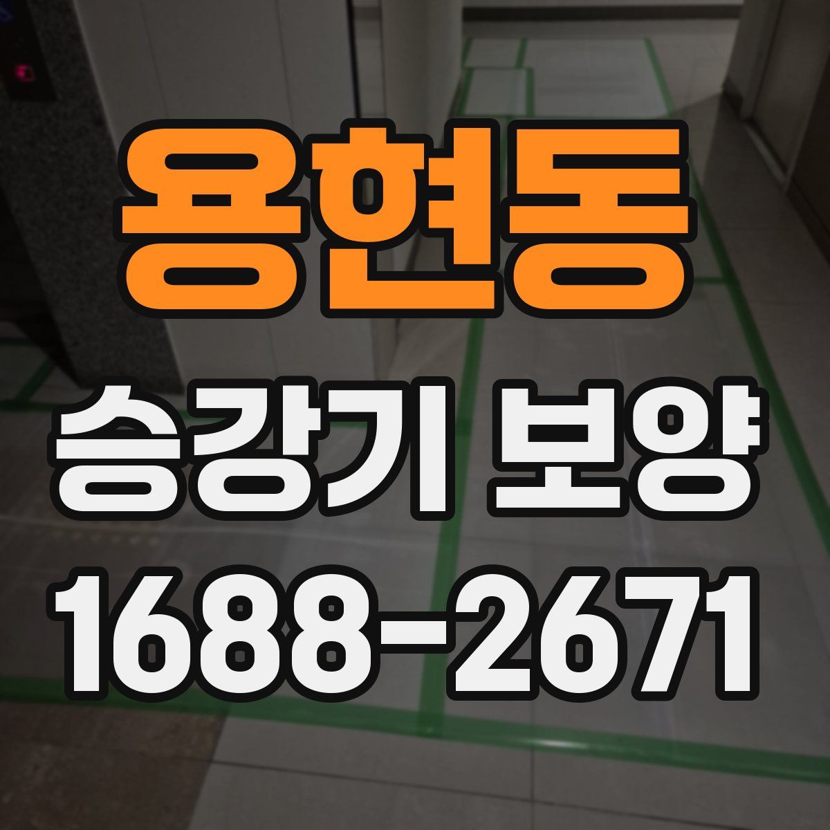 용현동 승강기 보양