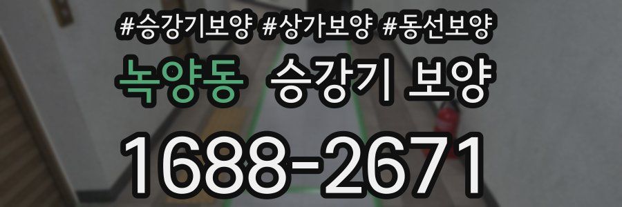 녹양동 승강기 보양