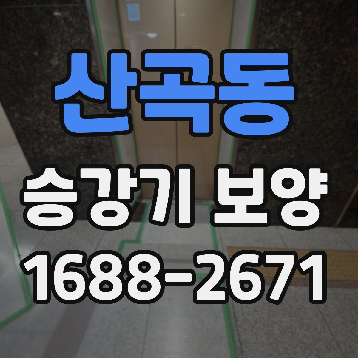산곡동 승강기 보양
