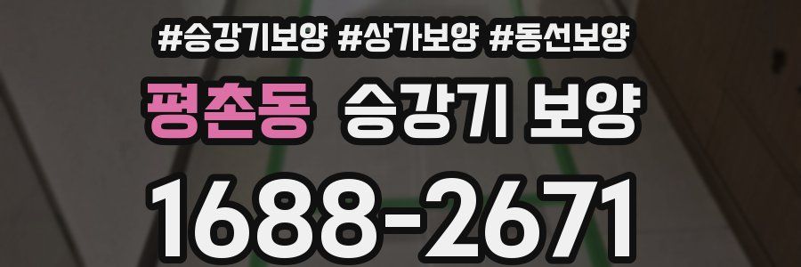 평촌동 승강기 보양