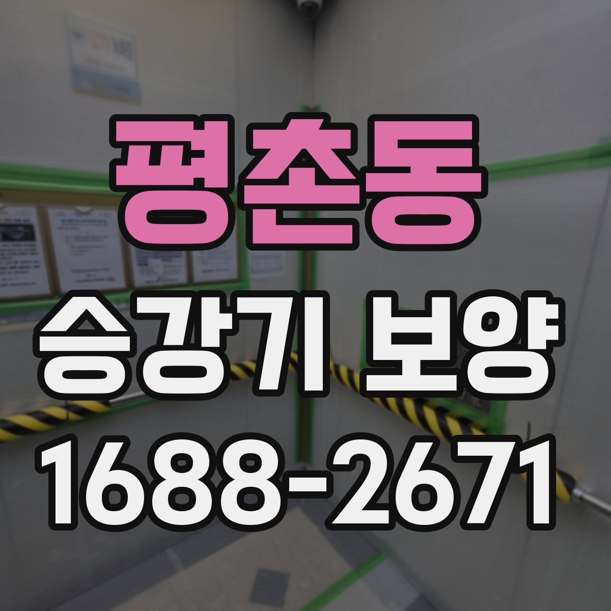 평촌동 승강기 보양