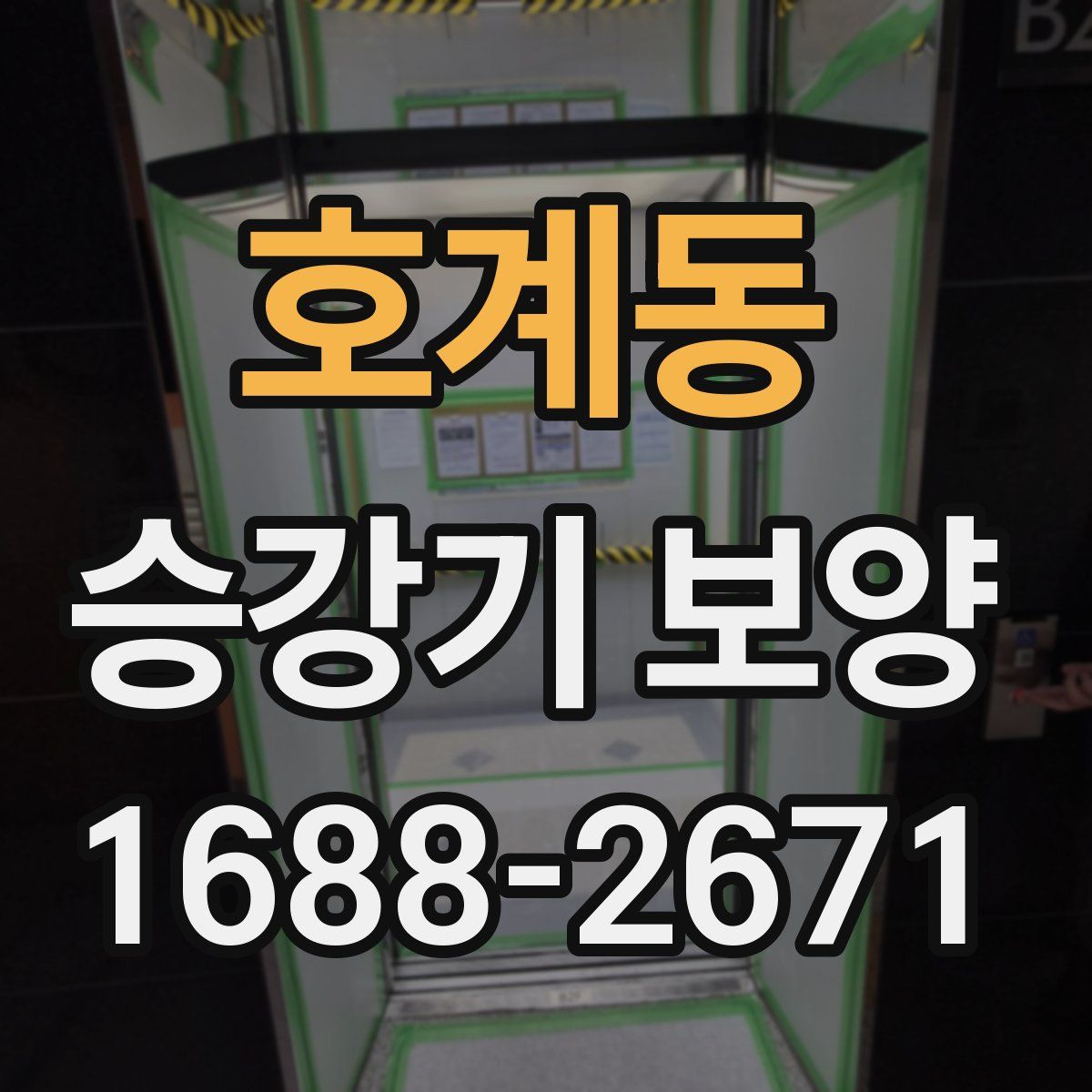 호계동 승강기 보양