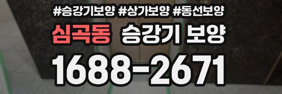 심곡동 승강기 보양