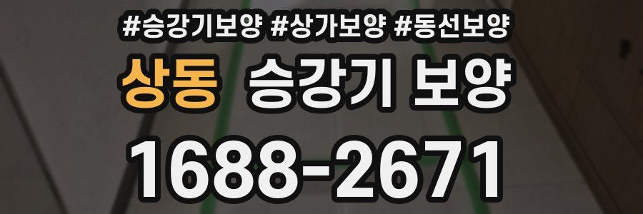 상동 승강기 보양