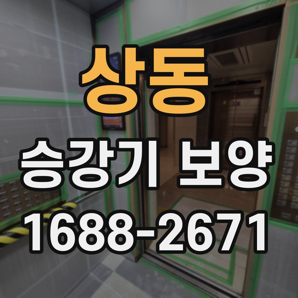 상동 승강기 보양