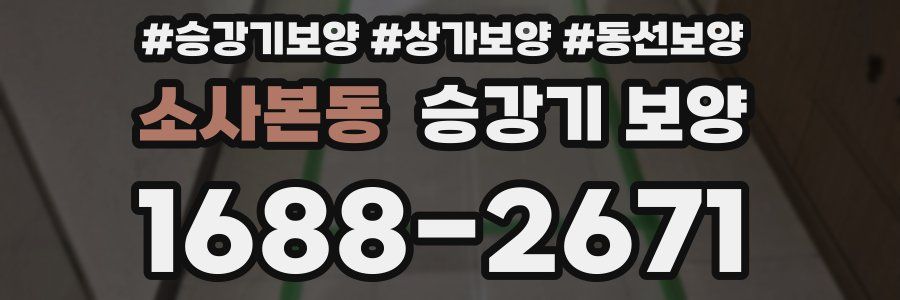 소사본동 승강기 보양