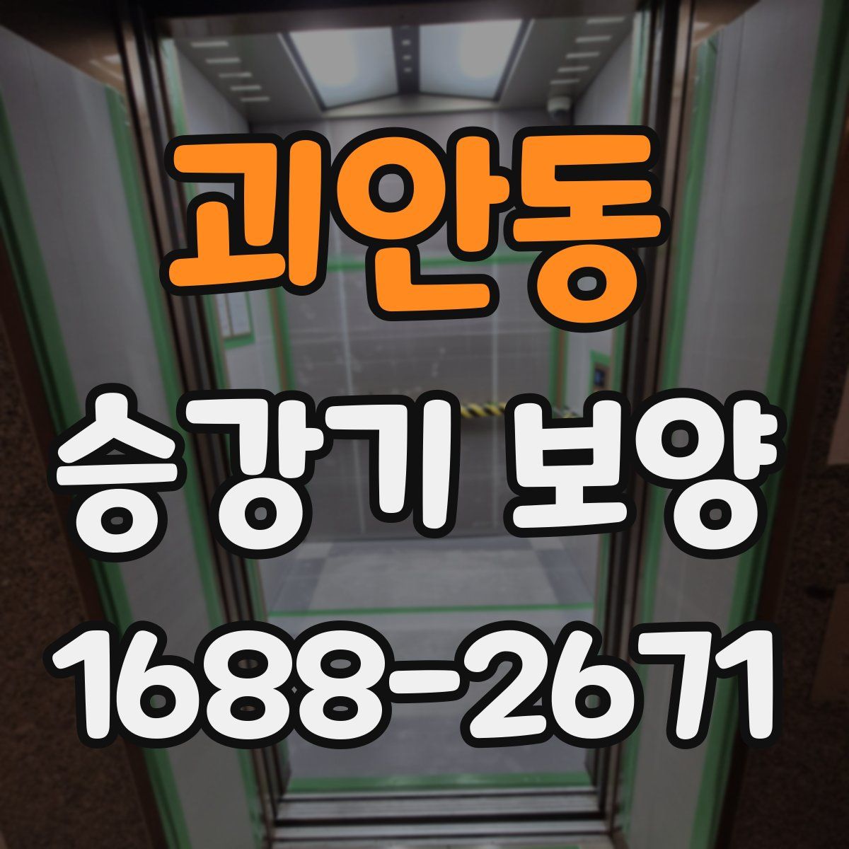 괴안동 승강기 보양