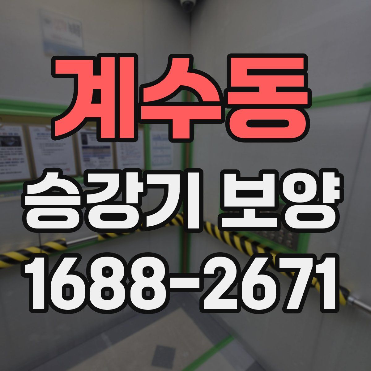 계수동 승강기 보양