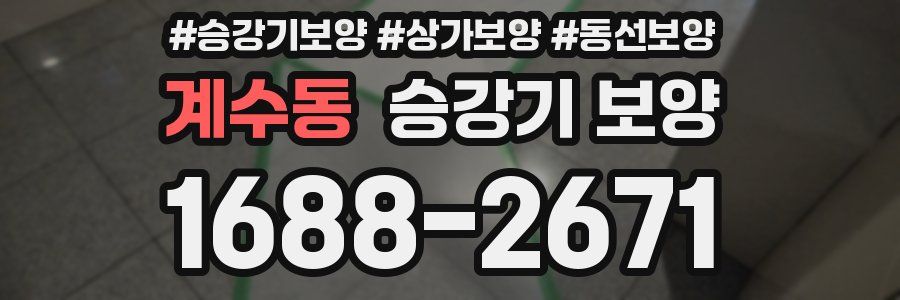 계수동 승강기 보양