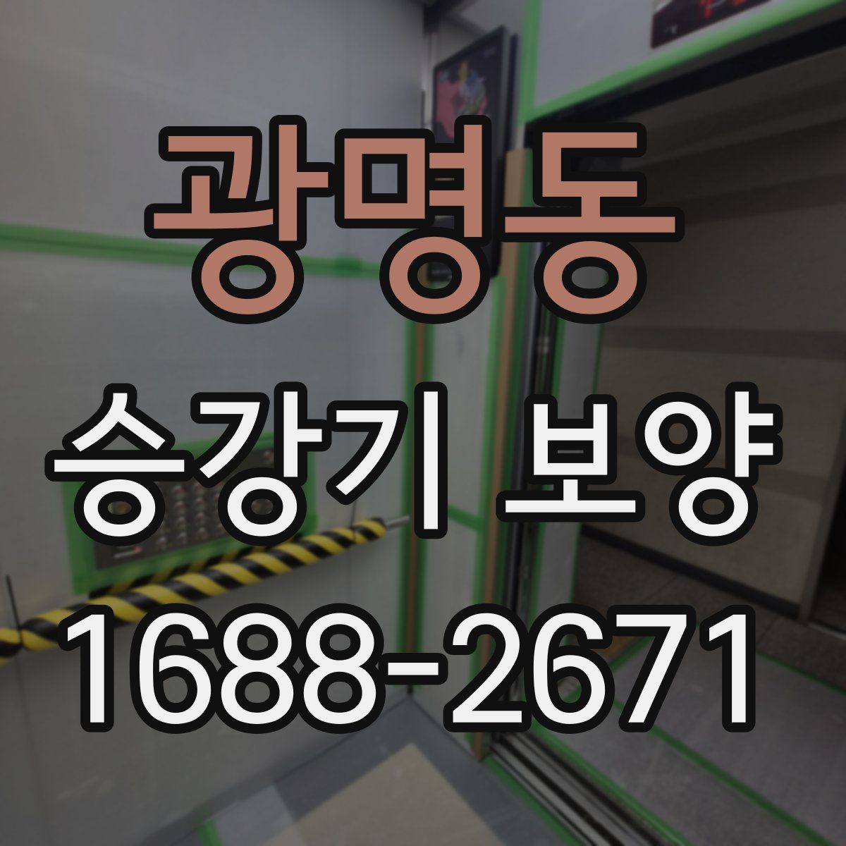 광명동 승강기 보양